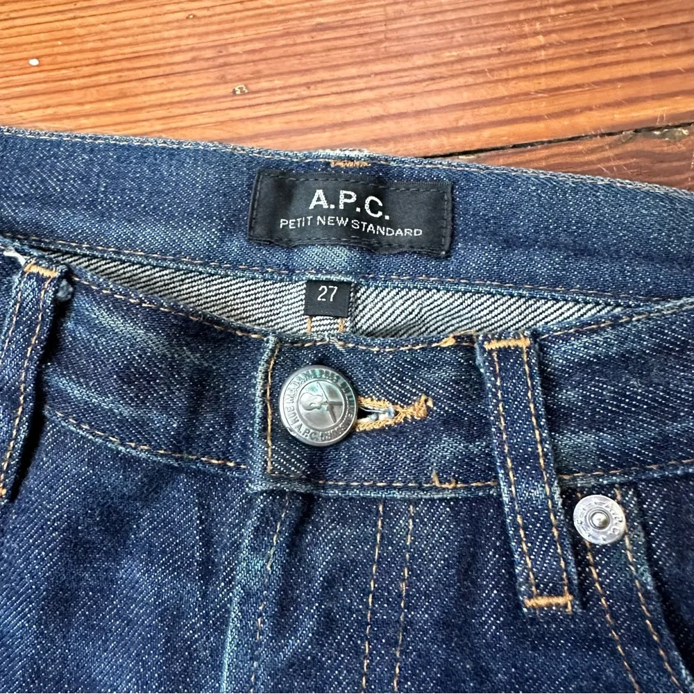 A.P.C. Petite New Standard worn in tailored jeans, *altered